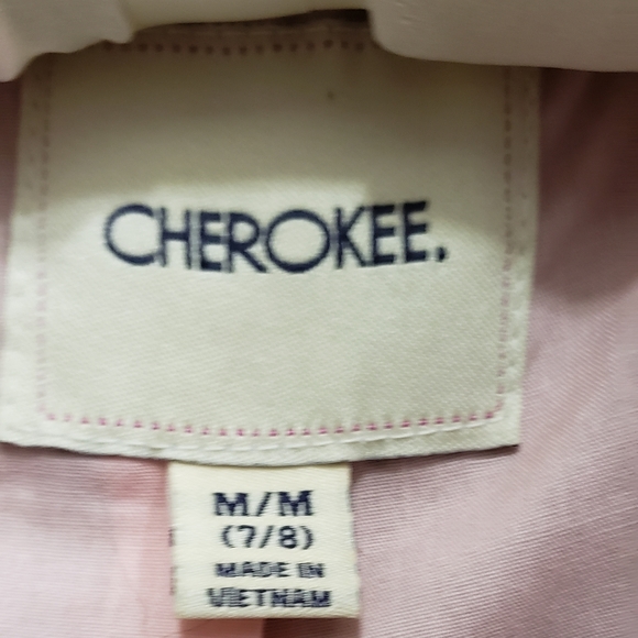 Cherokee Faux Fur Vest, Pink, Kids Medium (7/8) - Picture 4 of 4